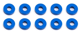 Picture of Team Associated 7.8x2.0mm Aluminum Bulkhead Washer (Blue) (10)