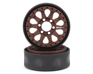 Picture of Vanquish Products Method 101 V2 1.9" Beadlock Crawler Wheels (Bronze/Black) (2)