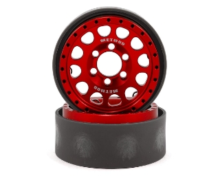 Picture of Vanquish Products Method 105 1.9" Beadlock Crawler Wheels (Red/Black) (2)