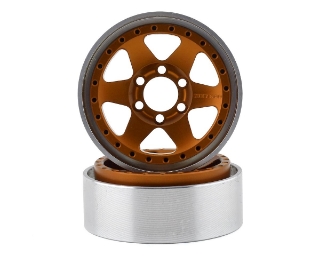 Picture of Vanquish Products Method MR310 1.9" Beadlock Crawler Wheels (Orange) (2)