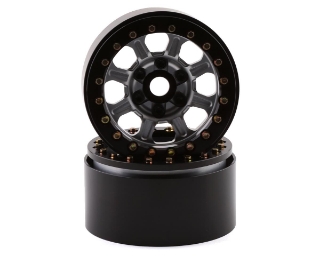 Picture of SSD RC Warrior 1.9" Beadlock Crawler Wheels (Silver) (2)