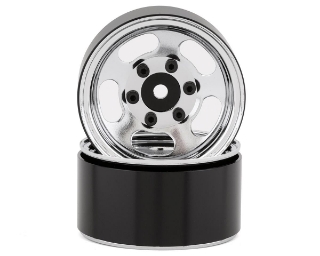 Picture of SSD RC Slot 1.55” Steel Beadlock Crawler Wheels (Chrome) (2)