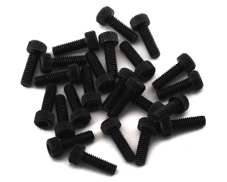 Picture of SSD RC 2.5x8mm Cap Head Wheel Hub Screws (Black) (24)