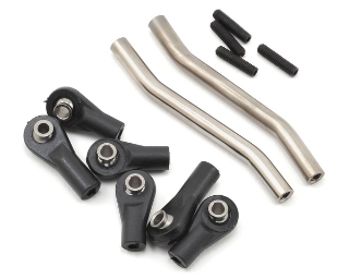 Picture of SSD RC Double Bent Titanium Steering/Panhard Links (D60, SCX10, SCX10 II)