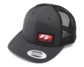 Picture of Team Associated Factory Team Logo "Curved Bill" Trucker Hat (Black/Grey)