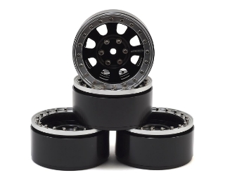 Picture of RC4WD Raceline Monster 1.9" Beadlock Wheels (Blk/Slv) (4)