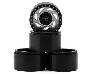 Picture of RC4WD Moto Metal 1.7" Change Up Deep Dish Beadlock Wheels (Black/Silver) (4)