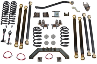 Picture of Jeep Wrangler 4.0 Inch Pro Series 3 Link Long Arm Lift Kit 2004-2006 LJ Clayton Off Road