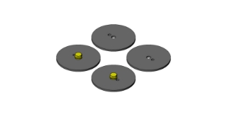 Picture of Jeep Wrangler Rear Coil Spring Retainer Kit 1997-2006 TJ/LJ Clayton Off Road