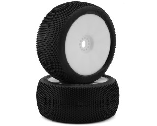 Picture of Pro-Motion Talon 1/8 Truggy Pre-Mount Tires (White) (2) (Soft - Long Wear)