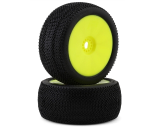 Picture of Pro-Motion Phantom Pre-Mounted 1/8 Truggy Tires (Yellow) (2)