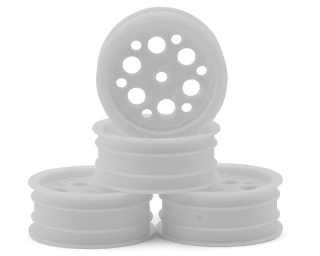 Picture of Pro-Motion 2.2" Magnum Front 1/10 Dirt Oval Wheels (White) (4) w/12mm Hex