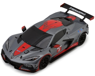 Picture of Kyosho MR-04 Mini-Z RWD ReadySet w/Chevrolet Corvette C8.R Body (Gunmetal/Red)