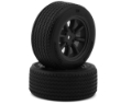 Picture of Kyosho Fazer FZ02 Pre-Mounted Vintage TC Tire w/8-Spoke Racing Wheel (Black) (2)