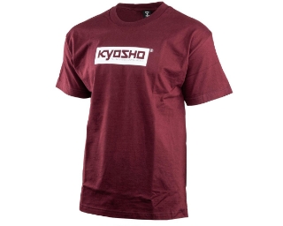 Picture of Kyosho Box Logo Beefy T T-Shirt (Burgundy) (XL)