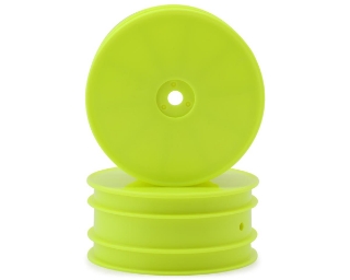 Picture of Kyosho Lazer 2.2" 4WD Buggy Front Wheels (2) (Yellow) (IFMAR Approved)