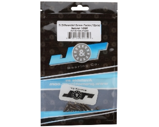 Picture of J&T Bearing Co. 3mm Titanium Differential Flat Head Screws (Natural) (12) (14mm)