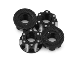 Picture of J&T Bearing Co. 4mm Machined Aluminum Wheel Nuts (Black) (4)