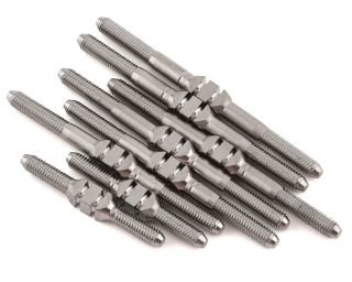 Picture of J&T Bearing Co. Associated DR10 Titanium "Milled" XD Turnbuckle Kit (Natural)