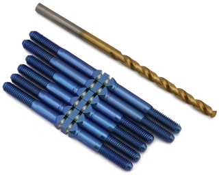 Picture of J&T Bearing Co. Custom Works Outlaw 5 Titanium "Milled'' XD Turnbuckles (Blue)