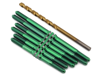 Picture of J&T Bearing Co. Custom Works Patriot Titanium "Milled'' XD Turnbuckles (Green)