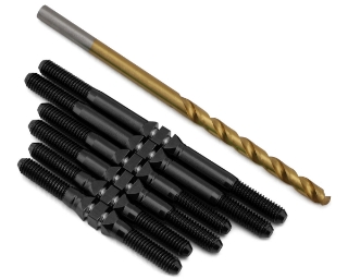 Picture of J&T Bearing Co. GFRP 2024 Assailant Titanium "Milled'' XD Turnbuckles (Black)