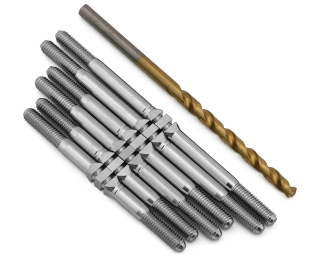 Picture of J&T Bearing Co. GFRP 2024 Assault Titanium "Milled'' XD Turnbuckles (Natural)