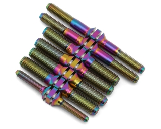 Picture of J&T Bearing Co. Kyosho MP10 TKi3 Titanium "Milled'' Turnbuckles (Oil Slick)