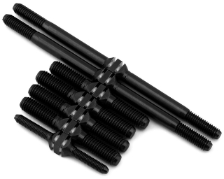 Picture of J&T Bearing Co. Kyosho MP10T Titanium "Milled'' XD Turnbuckles Set (Black)
