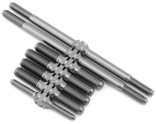 Picture of J&T Bearing Co. Kyosho MP10T Titanium "Milled'' XD Turnbuckles Set (Natural)