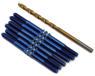 Picture of J&T Bearing Co. Schumacher LD3 Mod Spec Titanium "Milled'' XD Turnbuckles Set