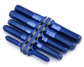 Picture of J&T Bearing Co. Sparko F8 Titanium "Milled" Turnbuckles (Blue) (Upper Arm)