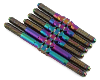 Picture of J&T Bearing Co. Tekno EB410.2 Titanium "Milled'' XD Turnbuckle Kit (Oil Slick)