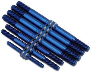 Picture of J&T Bearing Co. Tekno NB48/EB48 2.2 Titanium "Milled'' Turnbuckles (Blue) (7)