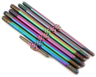 Picture of J&T Bearing Co. Tekno NT48/ET48 2.0 Titanium "Milled" Turnbuckle Kit (Oil Slick)