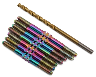 Picture of J&T Bearing Co. XRAY XB4 '23 Titanium "Milled'' XD Turnbuckles (Oil Slick)