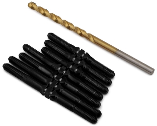 Picture of J&T Bearing Co. Yokomo MO 2.0 Titanium "Milled'' XD Turnbuckles (Black)