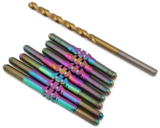 Picture of J&T Bearing Co. Yokomo MO 2.0 Titanium "Milled'' XD Turnbuckles (Oil Slick)