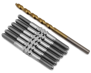 Picture of J&T Bearing Co. Yokomo SO 2.0 Titanium "Milled'' XD Turnbuckles Set (Natural)