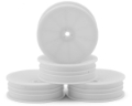 Picture of TZO Tires 2WD 2.2" Front Carpet Slim Wheels (White) (4)