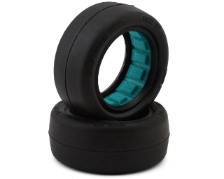 Picture of TZO Tires One 2.2" 2WD Front 1/10 Slick Buggy Tire (2) (Teal)