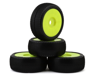 Picture of TZO Tires 200 1/8 Buggy Non-Glued Tire Set (Yellow) (4) (Super Soft)