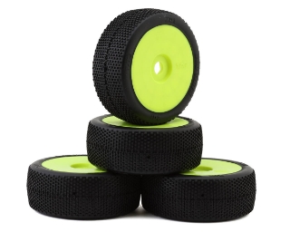 Picture of TZO Tires 201 1/8 Buggy Non-Glued Tire Set (Yellow) (4) (Soft)