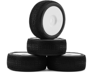 Picture of TZO Tires 501 1/8 Buggy Non-Glued Tire Set (White) (4) (Ultra Soft)