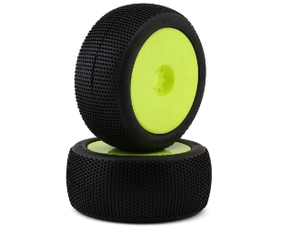 Picture of TZO Tires 202 1/8 Truggy Non-Glued Tire Set (Yellow) (2) (Medium)