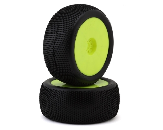 Picture of TZO Tires 202 1/8 Truggy Pre-Glued Tire Set (Yellow) (2) (Ultra Soft)