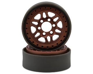 Picture of Vanquish Products Battle Born Kilo 1.9" Beadlock Crawler Wheels (Bronze) (2)