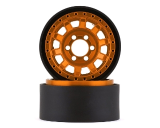 Picture of Vanquish Products KMC KM236 Tank 1.9" Beadlock Crawler Wheels (Orange) (2)