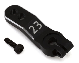 Picture of HongNor X5B Aluminum Clamping Servo Horn (Black) (23T-JR/Airtronics/KO)