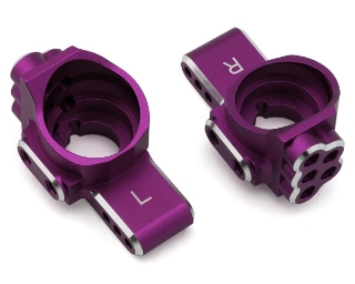 Picture of Yokomo Chamfered Aluminum Rear Hub Carrier (Purple) (2) (RD2.0/SD3.0)